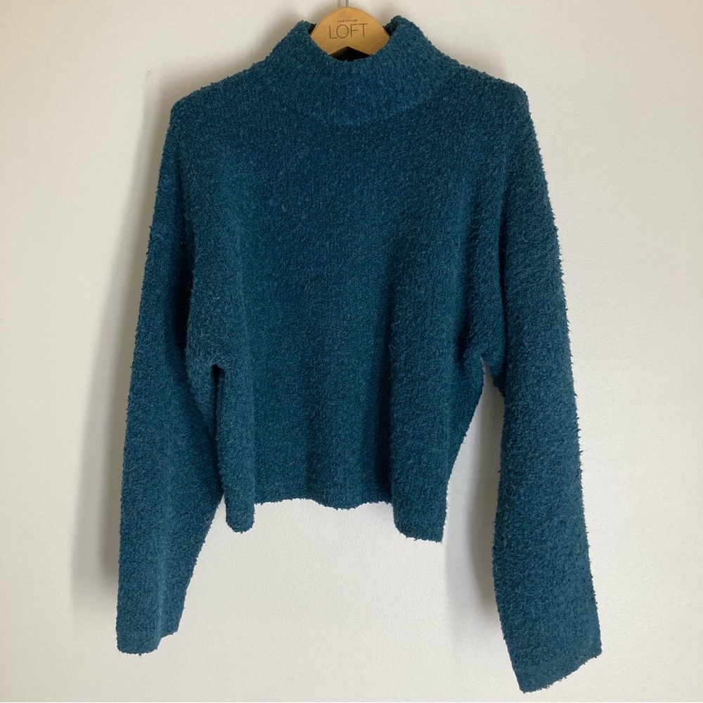 Universal Thread Teal Cozy Mock Neck Sweater